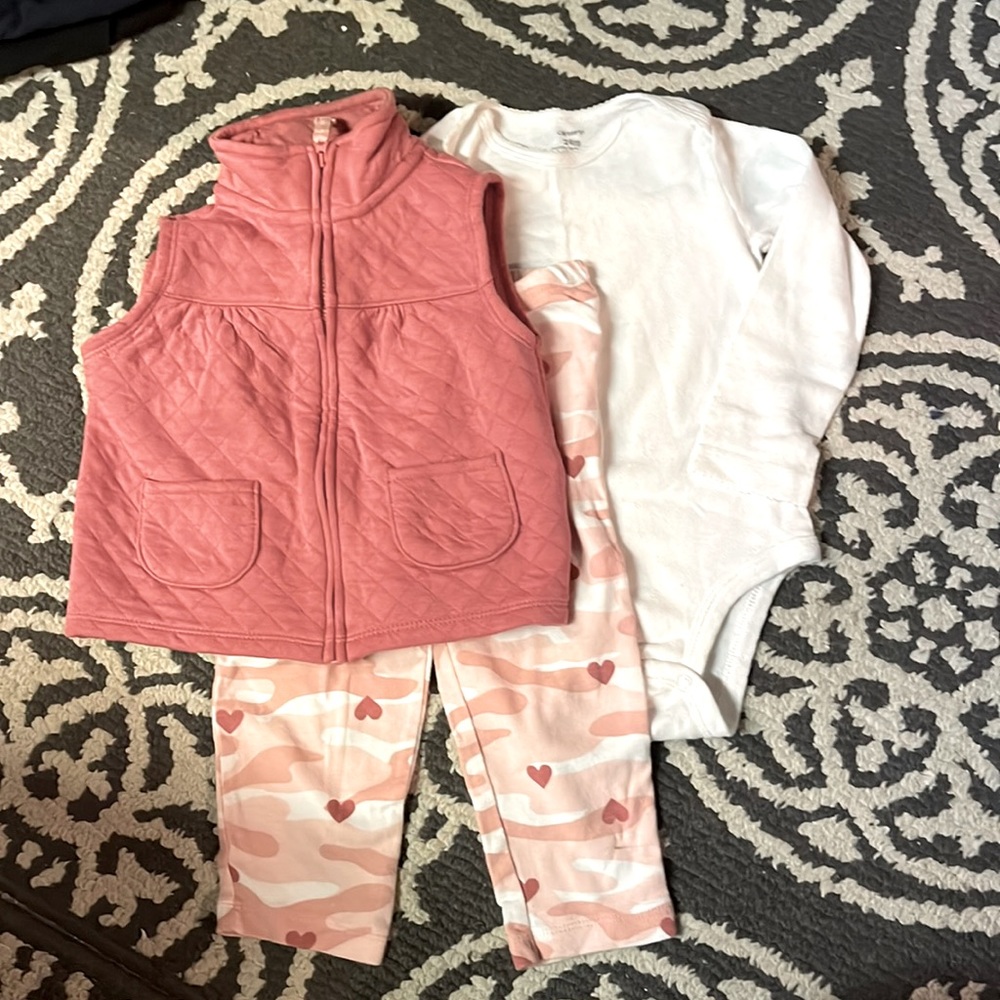 Carters 24m 3 piece vest set